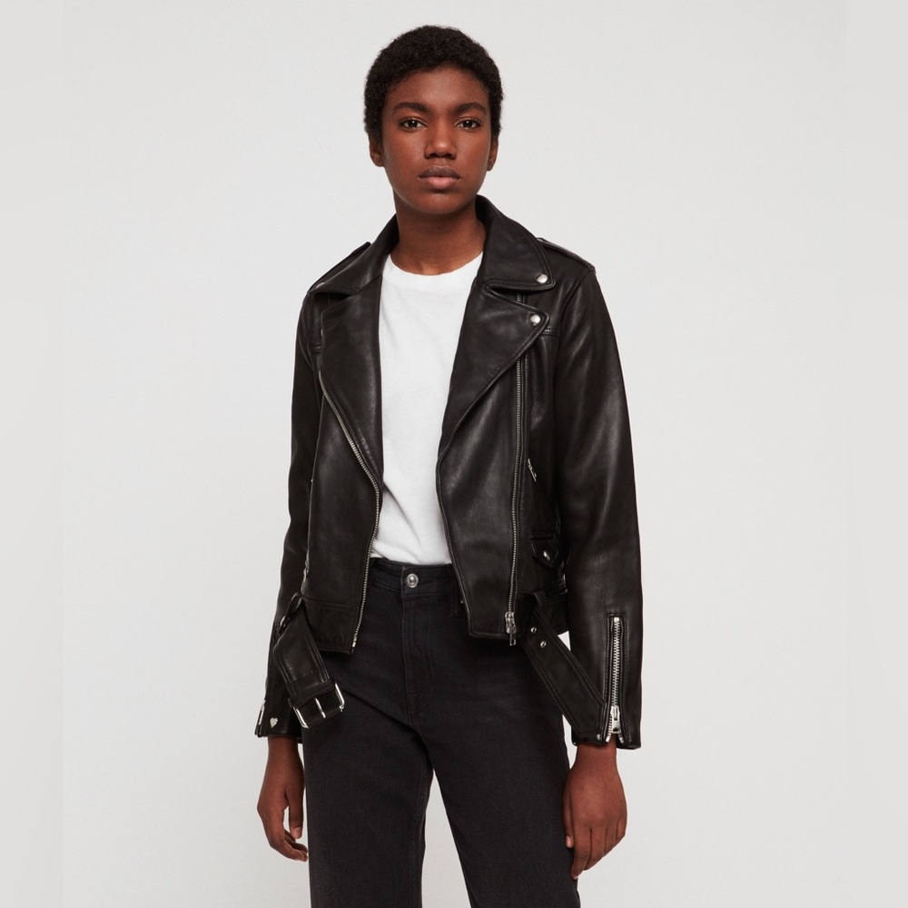BANANA REPUBLIC LEATHER MOTO JACKET